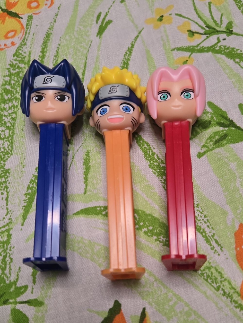 Collectible Naruto Character PEZ Candy Dispensers - Team 7